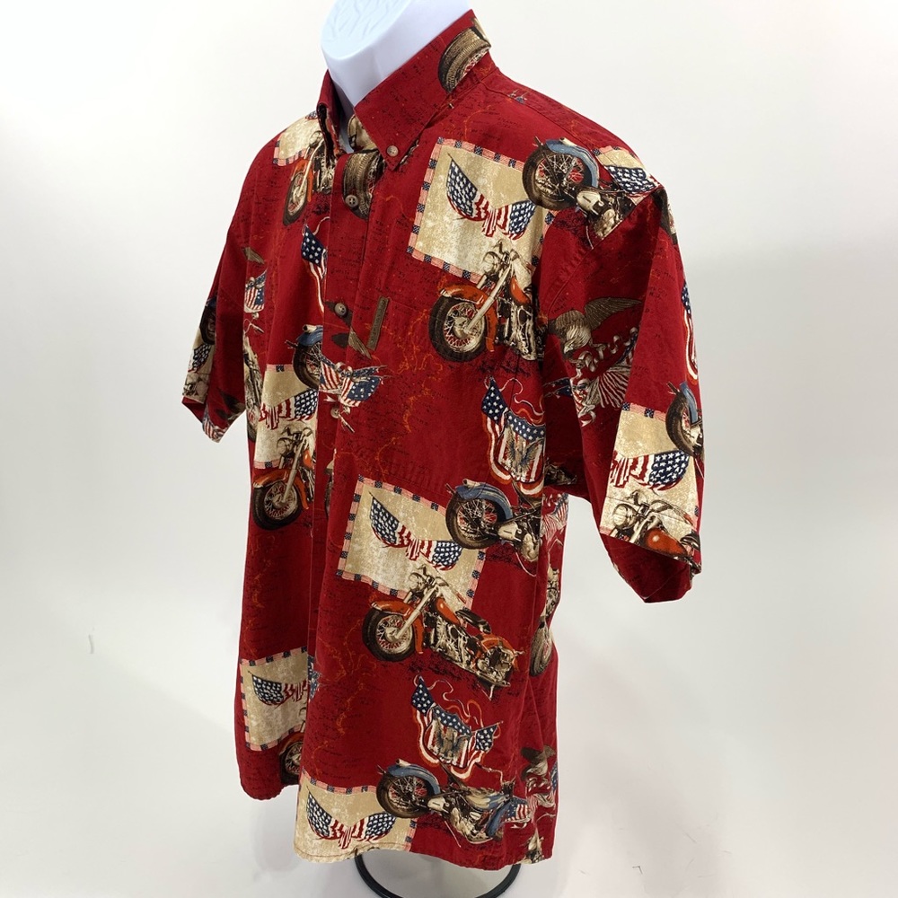 Motorcycle Button Shirt - Picture 3 of 7